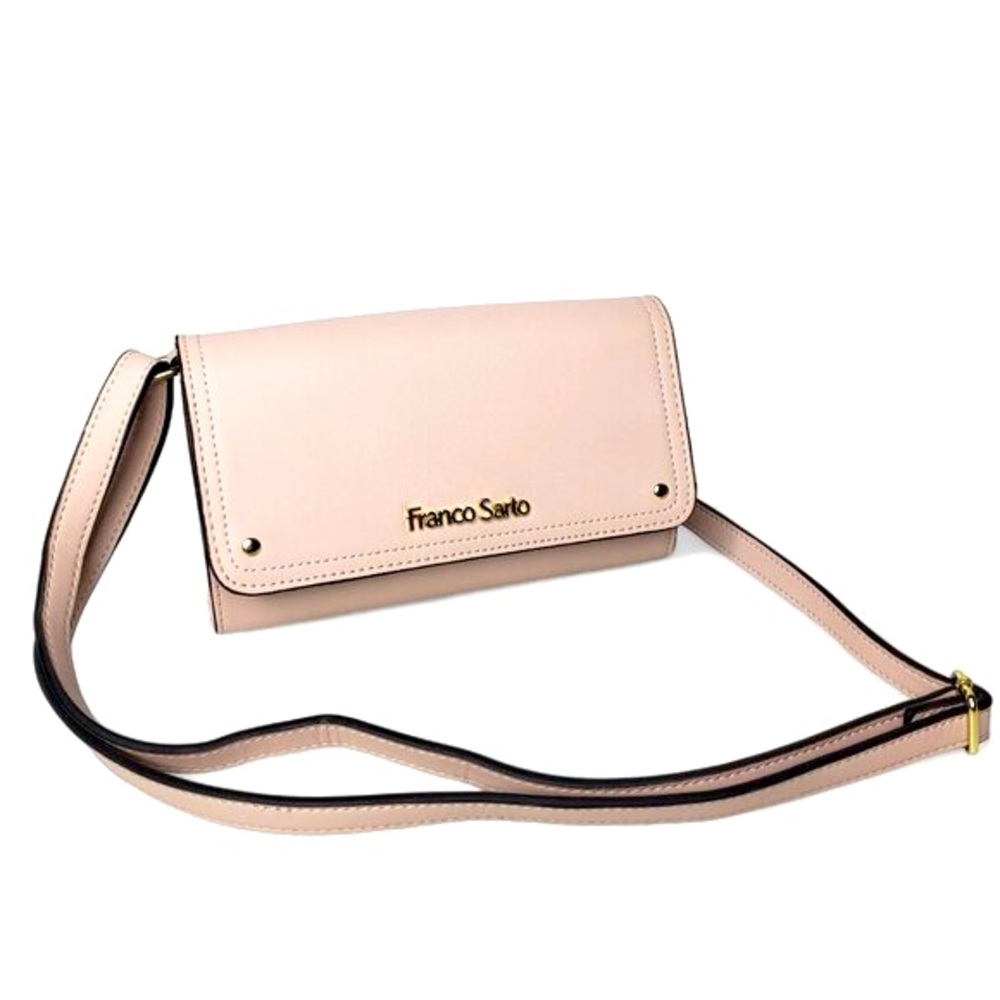 Franco Sarto Mini Crossbody Women's Flap Front Small Gold Studded Purse